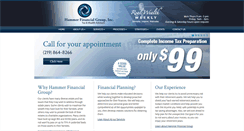 Desktop Screenshot of hammerfinancialgroup.com